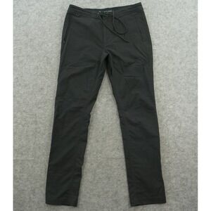 Roark Pants Joggers Mens 31 Black Layover Drawstring Mid Rise Pullover